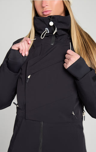 Slopestar Ski Jacket in After Dark with Ski Bib Insulated Women's Winter Ski Snowboard Coat SENIQ