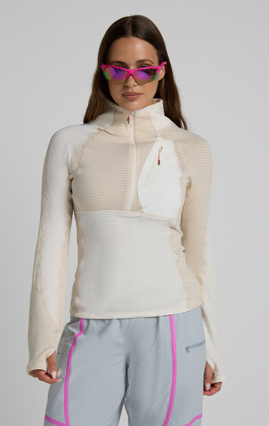 Joytrek Midlayer Grid Fleece Zip Neck – SENIQ