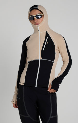 Joytrek Grid Fleece Full Zip Hoodie