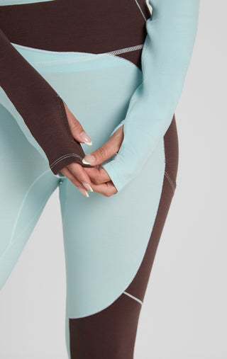 Wool Sculpt Merino Baselayer Mock Neck
