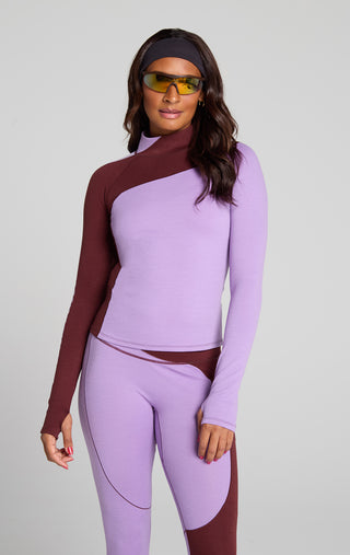 Wool Sculpt Merino Baselayer Mock Neck