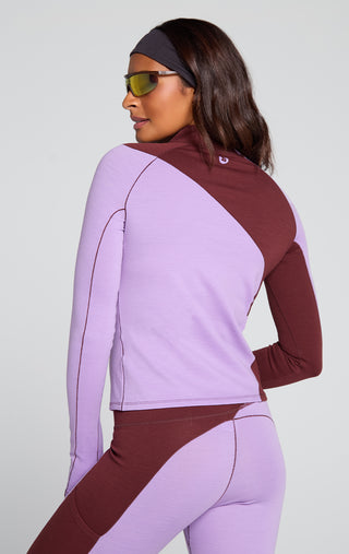 Wool Sculpt Merino Baselayer Mock Neck