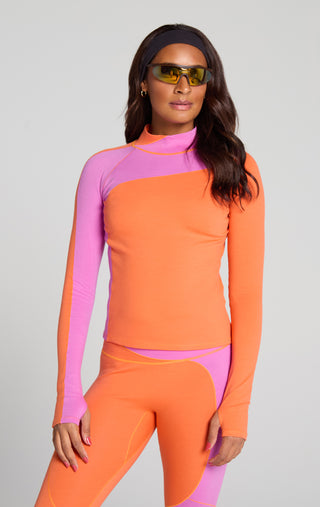 Wool Sculpt Merino Baselayer Mock Neck