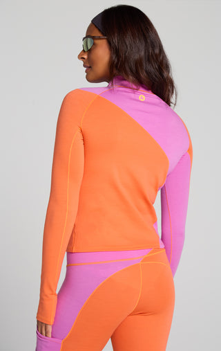 Wool Sculpt Merino Baselayer Mock Neck