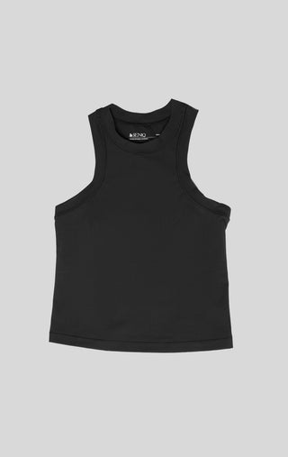 Woman wearing Oasis Tank After Dark colorway