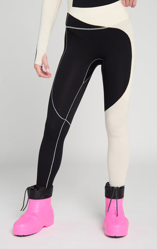 Cabin Fever Baselayer Legging in After Dark Women's Ski Snowboard Merino Women's Winter Gear