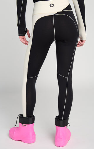 Cabin Fever Baselayer Legging in After Dark Women's Ski Snowboard Merino Women's Winter Gear