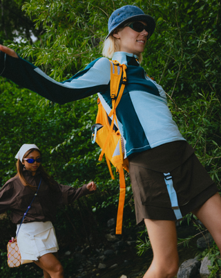 Joytrek Midlayer Grid Fleece Zip Neck