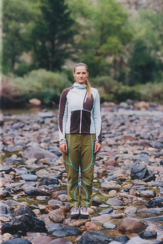 Joytrek Grid Fleece Full Zip Hoodie