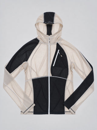 Joytrek Grid Fleece Full Zip Hoodie
