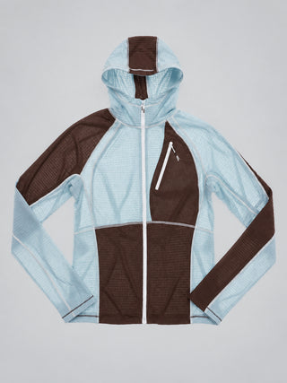 Joytrek Grid Fleece Full Zip Hoodie