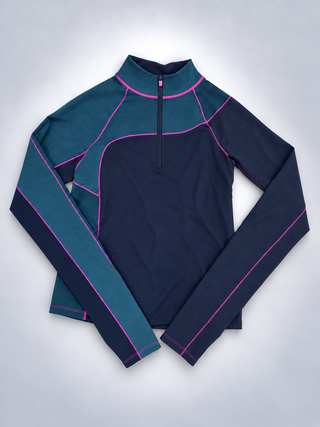 Wool Sculpt Merino Baselayer Zip Neck