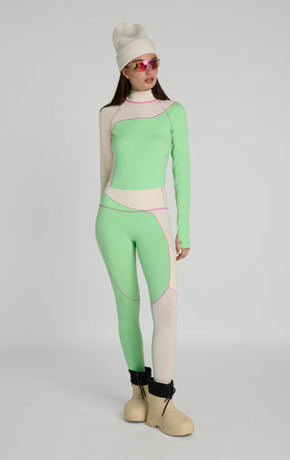 Wool Sculpt Merino Baselayer Mock Neck