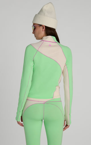 Wool Sculpt Merino Baselayer Mock Neck