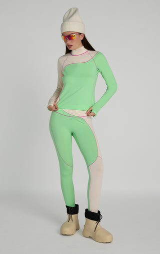 Wool Sculpt Merino Baselayer Mock Neck